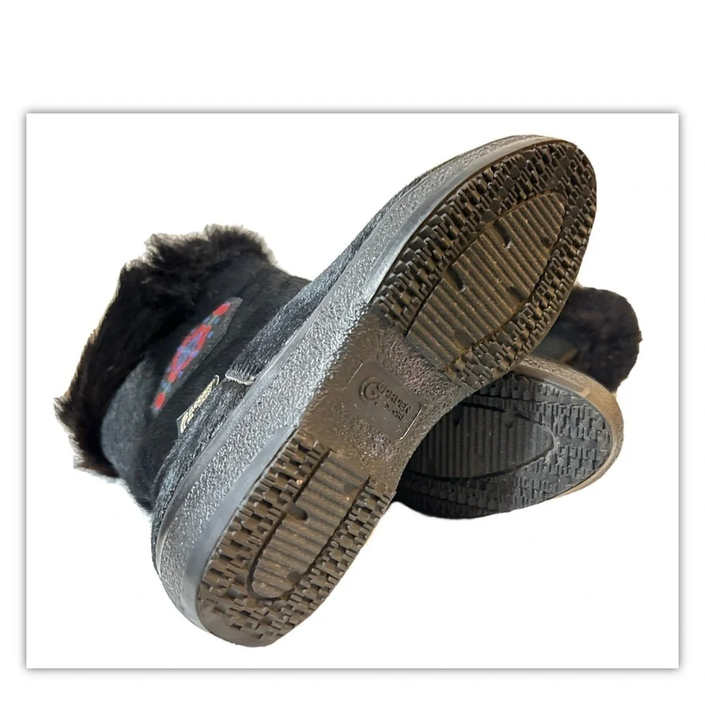 Garden Sport | Vintage Italian after-ski boots Womens Size 37 Black US Size 7